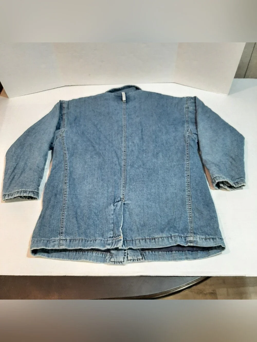 🔥Vtg Limited Jeans Kids Size 14 Denim Barn Chore Jacket Unisex